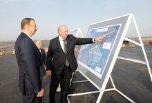 Azerbaijan`s President inaugurates new runway at Heydar Aliyev International Airport (PHOTO)