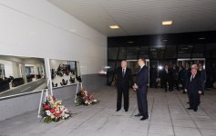 Azerbaijan`s President inaugurates new runway at Heydar Aliyev International Airport (PHOTO)