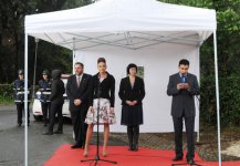 Mehriban Aliyeva unveils monument to great poet Nizami Ganjavi in Rome (PHOTO)