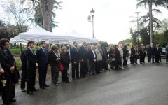 Mehriban Aliyeva unveils monument to great poet Nizami Ganjavi in Rome (PHOTO)