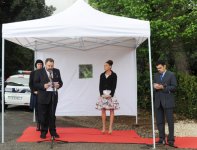 Mehriban Aliyeva unveils monument to great poet Nizami Ganjavi in Rome (PHOTO)