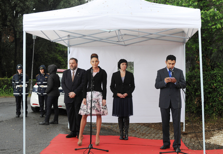 Mehriban Aliyeva unveils monument to great poet Nizami Ganjavi in Rome (PHOTO)