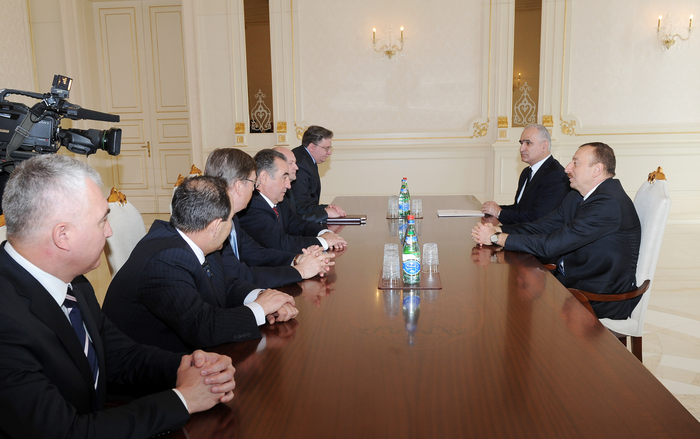 Azerbaijani President receives Governor of Russian Kurgan Oblast