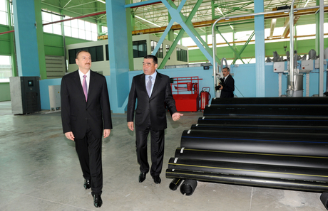 President of Azerbaijan inaugurates a number of factories in Sumgait (UPDATE)(PHOTO)