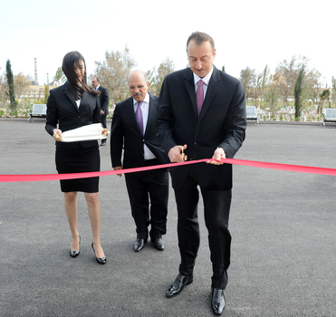 President of Azerbaijan inaugurates a number of factories in Sumgait (UPDATE)(PHOTO)