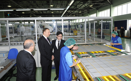President of Azerbaijan inaugurates a number of factories in Sumgait (UPDATE)(PHOTO)