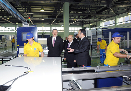 President of Azerbaijan inaugurates a number of factories in Sumgait (UPDATE)(PHOTO)