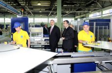 President of Azerbaijan inaugurates a number of factories in Sumgait (UPDATE)(PHOTO)