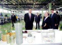 President of Azerbaijan inaugurates a number of factories in Sumgait (UPDATE)(PHOTO)