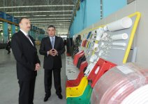 President of Azerbaijan inaugurates a number of factories in Sumgait (UPDATE)(PHOTO)