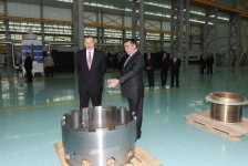 President of Azerbaijan inaugurates a number of factories in Sumgait (UPDATE)(PHOTO)