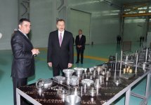 President of Azerbaijan inaugurates a number of factories in Sumgait (UPDATE)(PHOTO)