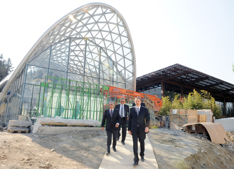 Azerbaijani President inspects work carried out in Baku on reconstruction and repair (PHOTO)