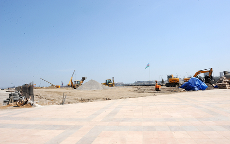 Azerbaijani President inspects work carried out in Baku on reconstruction and repair (PHOTO)