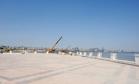 Azerbaijani President inspects work carried out in Baku on reconstruction and repair (PHOTO)