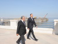 Azerbaijani President inspects work carried out in Baku on reconstruction and repair (PHOTO)