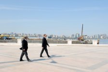 Azerbaijani President inspects work carried out in Baku on reconstruction and repair (PHOTO)