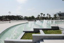 President Ilham Aliyev and his spouse inspects construction work at several places in Baku (PHOTO)
