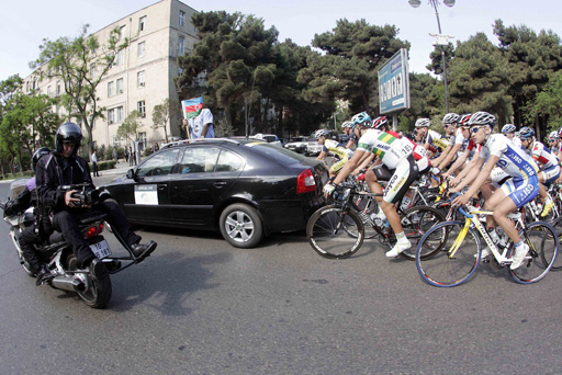Second stage of international cycle tour finishes in Azerbaijan (PHOTO)