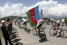Second stage of international cycle tour finishes in Azerbaijan (PHOTO)