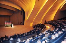Azerbaijani President and his spouse opens Heydar Aliyev Center (PHOTO)