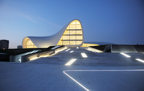 Azerbaijani President and his spouse opens Heydar Aliyev Center (PHOTO)