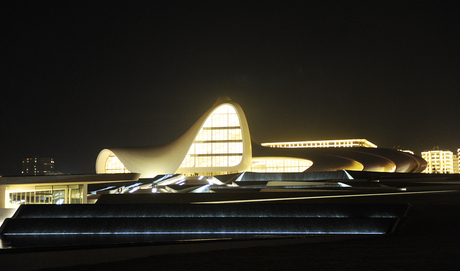 Azerbaijani President and his spouse opens Heydar Aliyev Center (PHOTO)