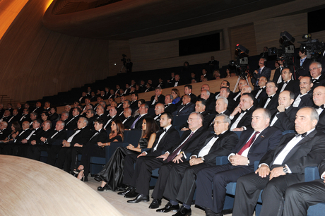 Azerbaijani President and his spouse opens Heydar Aliyev Center (PHOTO)