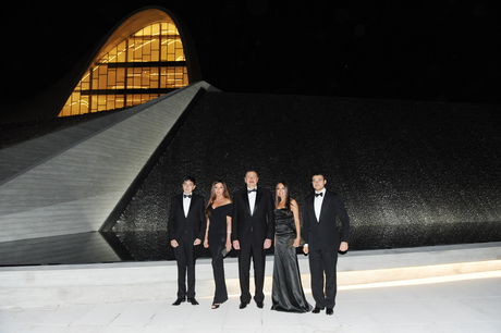 Azerbaijani President and his spouse opens Heydar Aliyev Center (PHOTO)
