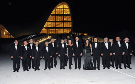 Azerbaijani President and his spouse opens Heydar Aliyev Center (PHOTO)