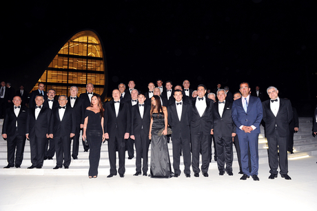 Azerbaijani President and his spouse opens Heydar Aliyev Center (PHOTO)