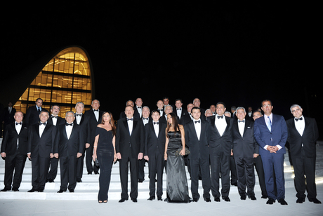 Azerbaijani President and his spouse opens Heydar Aliyev Center (PHOTO)
