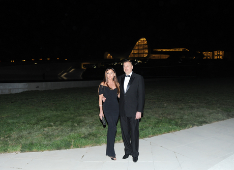 Azerbaijani President and his spouse opens Heydar Aliyev Center (PHOTO)