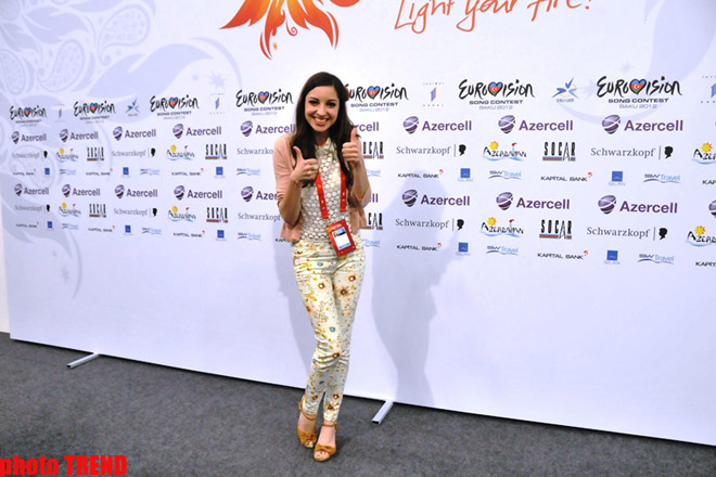 Representative of Belgium on "Eurovision" held a press conference (PHOTO)