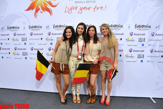 Representative of Belgium on "Eurovision" held a press conference (PHOTO)