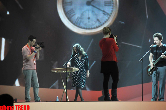 Baku hosts rehearsal of Israeli participants of Eurovision 2012 (PHOTO)