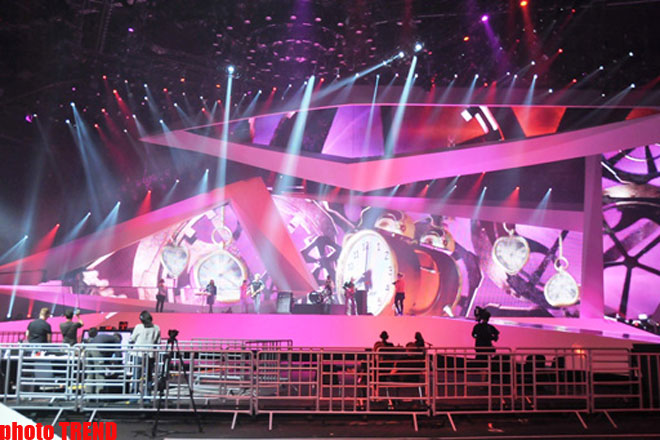Baku hosts rehearsal of Israeli participants of Eurovision 2012 (PHOTO)