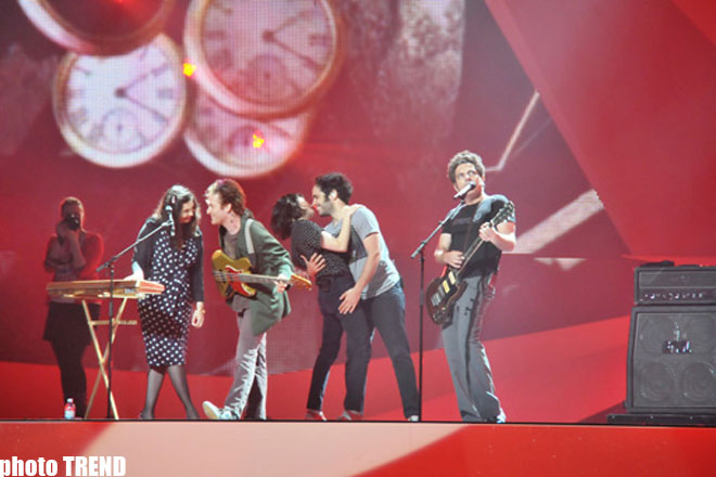 Baku hosts rehearsal of Israeli participants of Eurovision 2012 (PHOTO)