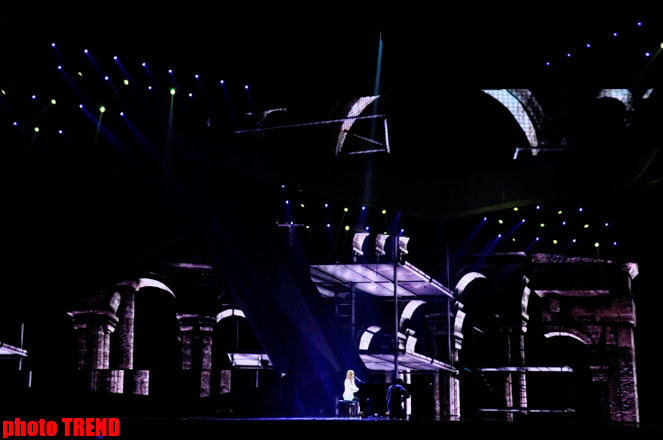 Eurovision-2012 Bosnian and Norwegian participants hold rehearsals in Baku (PHOTO)