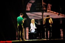 Eurovision-2012 Bosnian and Norwegian participants hold rehearsals in Baku (PHOTO)