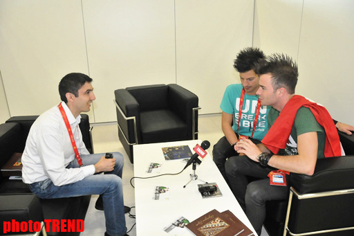 Eurovision 2012 Swiss representatives amazed by Maiden Tower in Baku (PHOTO)