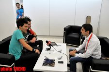 Eurovision 2012 Swiss representatives amazed by Maiden Tower in Baku (PHOTO)