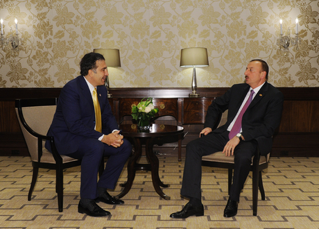 Azerbaijani President meets Georgian counterpart in Chicago (PHOTO)