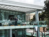 Azerbaijani President attends opening of “Small Venetian town” at Seaside National Park (PHOTO)
