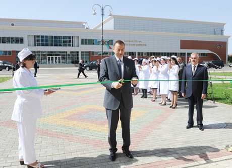 Azerbaijani President inaugurates Zarifa Aliyeva Nakhchivan Polyclinic (PHOTO)