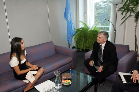 Vice-President of Heydar Aliyev Foundation Leyla Aliyeva visits Geneva (PHOTO)