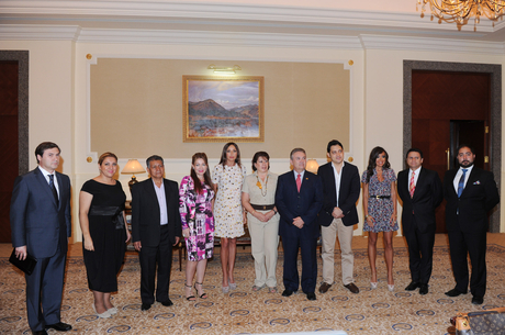Azerbaijan’s first lady meets chairperson of Columbian Senate`s second constitutional committee (PHOTO)