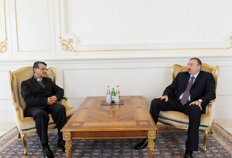 Azerbaijani President receives outgoing Iranian ambassador