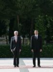 Head of European Council officially welcomed in Azerbaijan
