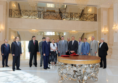Azerbaijan`s President receives Russian delegation led by chairman of State Duma (PHOTO)